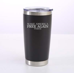Make America Free Again Laser Etched Tumbler