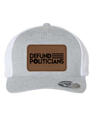 Defund Politicians Brown Patch Hat