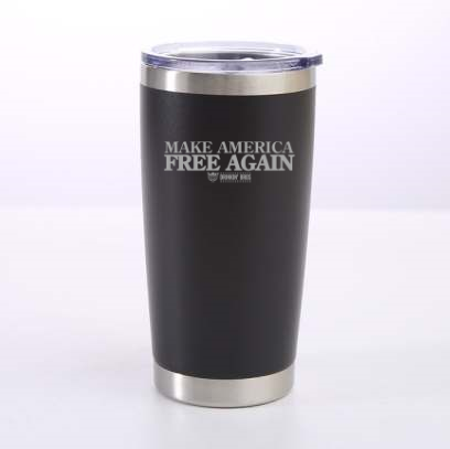 Make America Free Again Laser Etched Tumbler