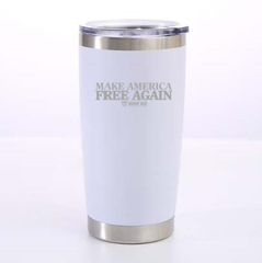 Make America Free Again Laser Etched Tumbler