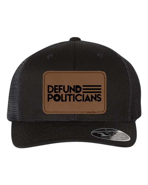 Defund Politicians Brown Patch Hat