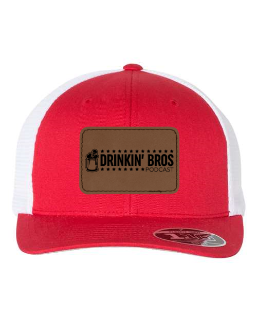 Drinkin' Bros Podcast Leather Patch Hat