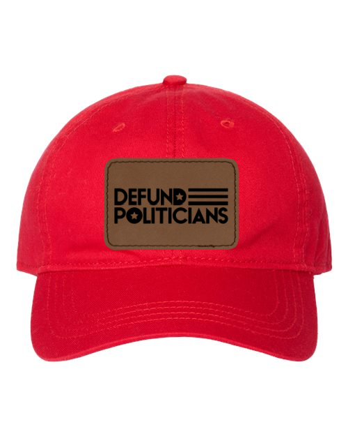 Defund Politicians Brown Patch Hat
