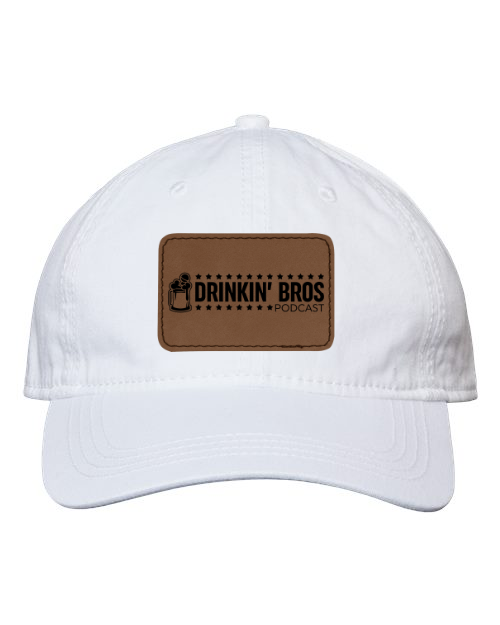 Drinkin' Bros Podcast Leather Patch Hat