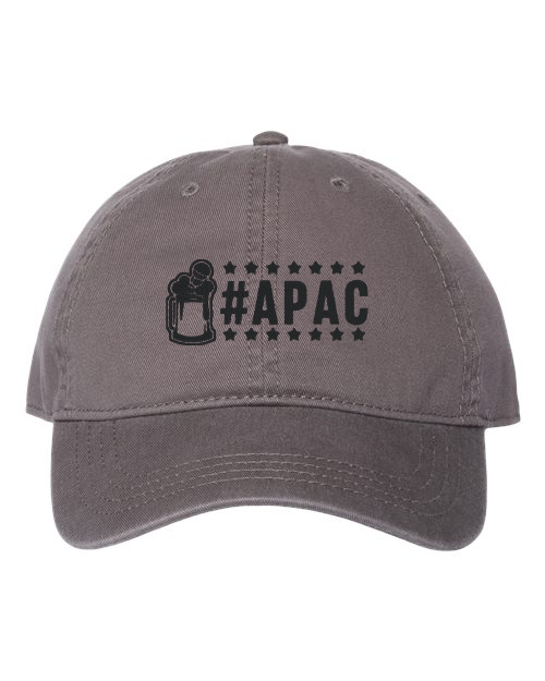 #APAC Black Text Hat