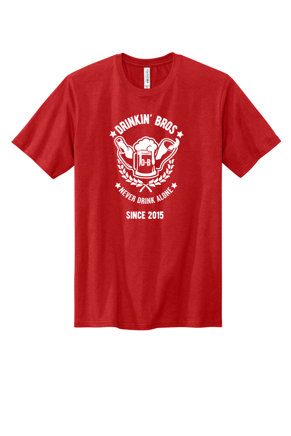 Never Drink Alone Crest Print Unisex T-Shirt