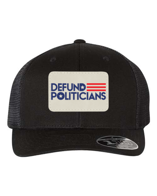 Defund Politicians Patch Hat - RWB