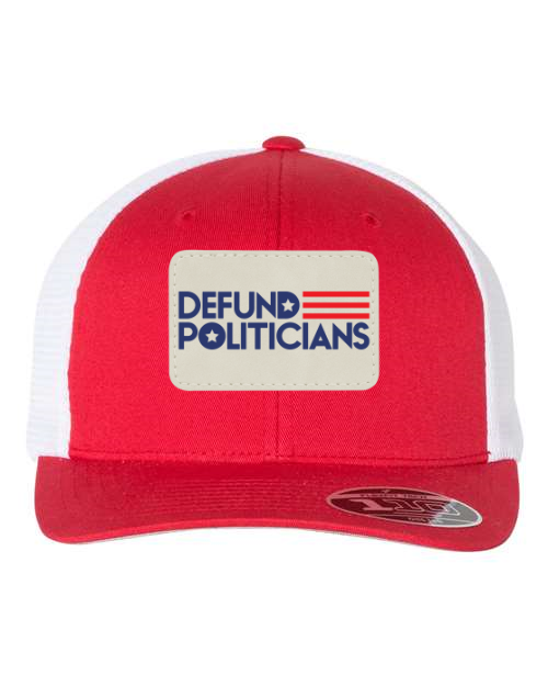 Defund Politicians Patch Hat - RWB