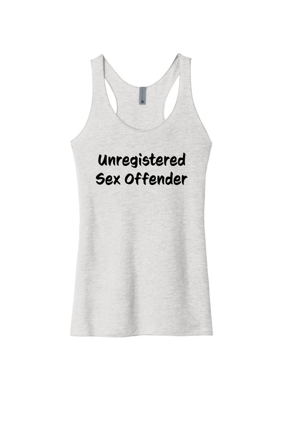 Unregistered Sex Offender Women's Tank Top