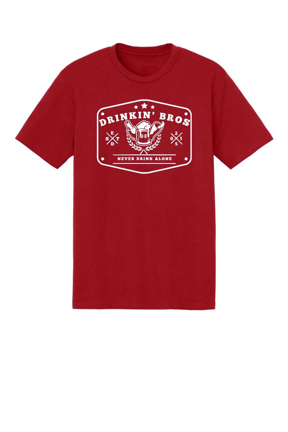 Never Drink Alone Print Unisex T-Shirt