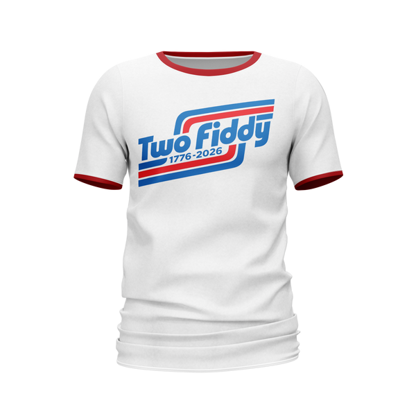 Two-Fiddy Ringer | Men's Tee Shirt