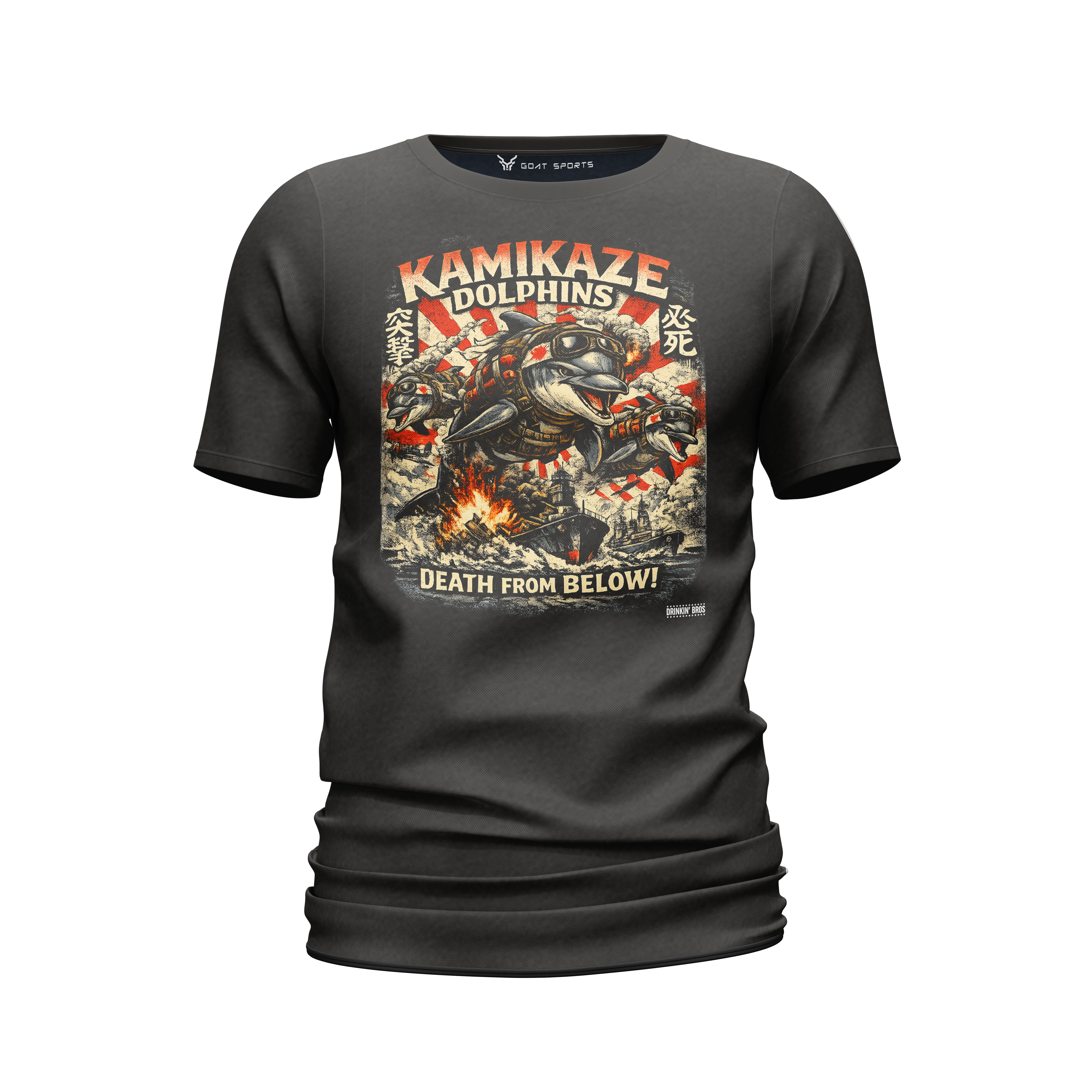 Kamikaze Dolphins | Men's Tee Shirt