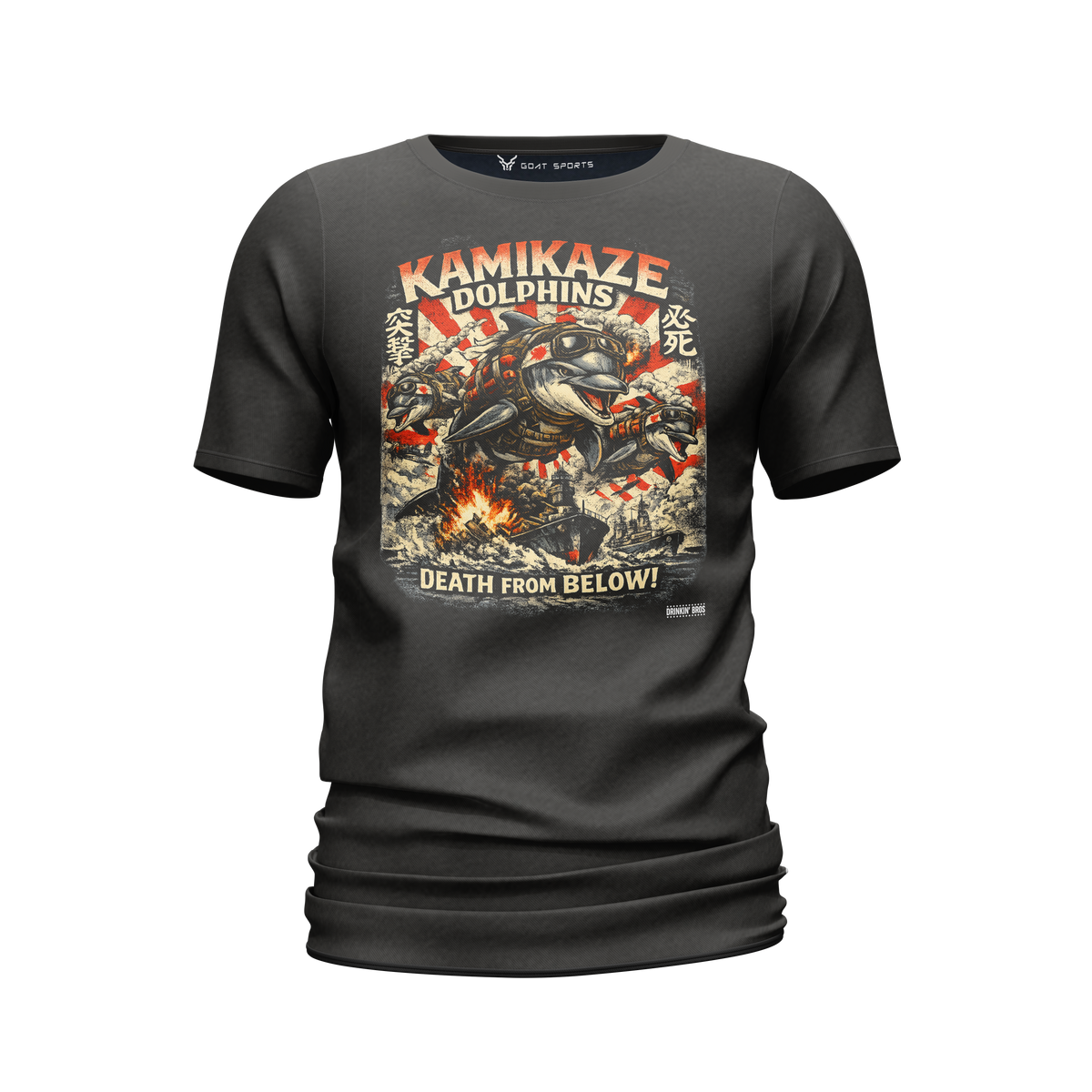 Kamikaze Dolphins | Men's Tee Shirt