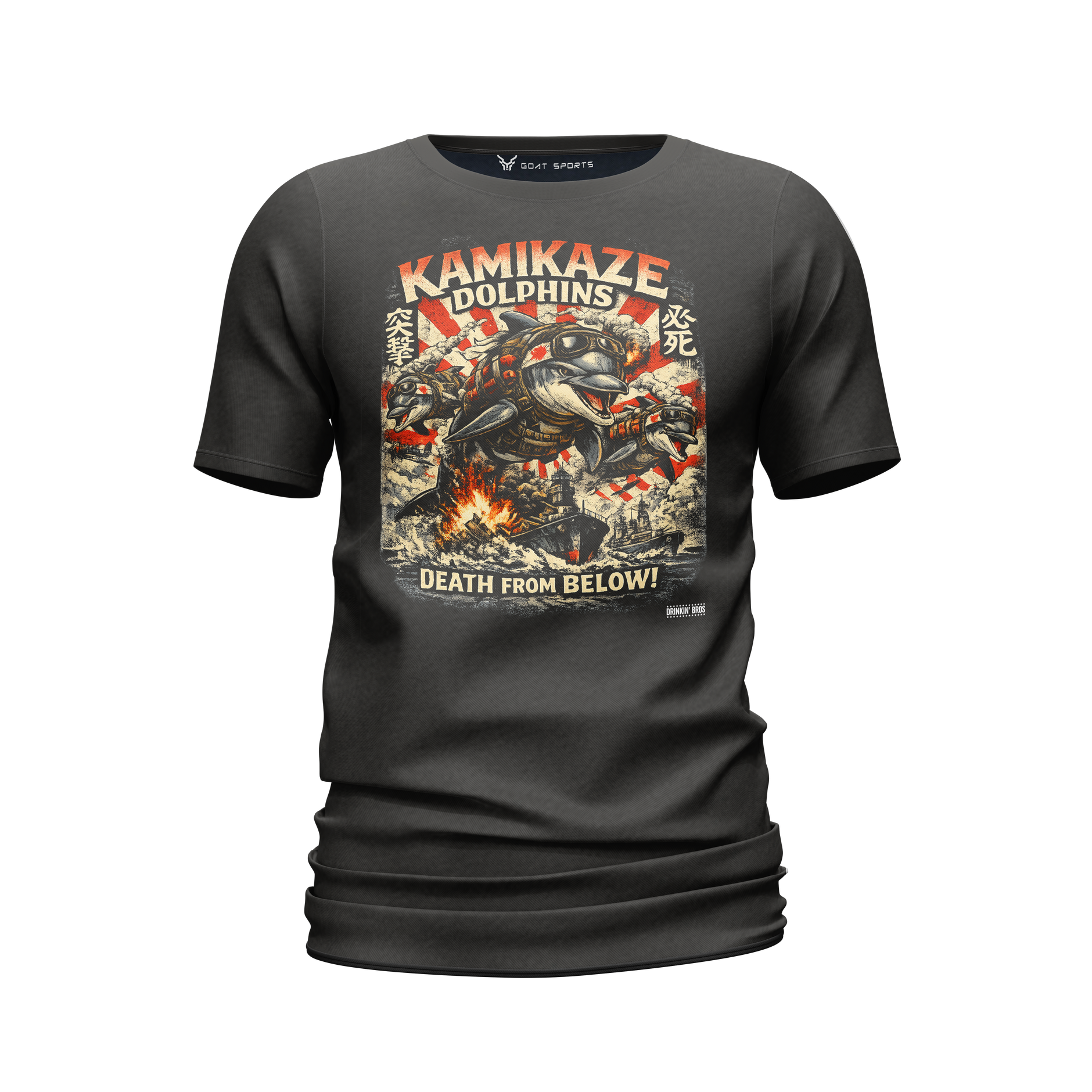 Kamikaze Dolphins | Men's Tee Shirt – Drinkin' Bros