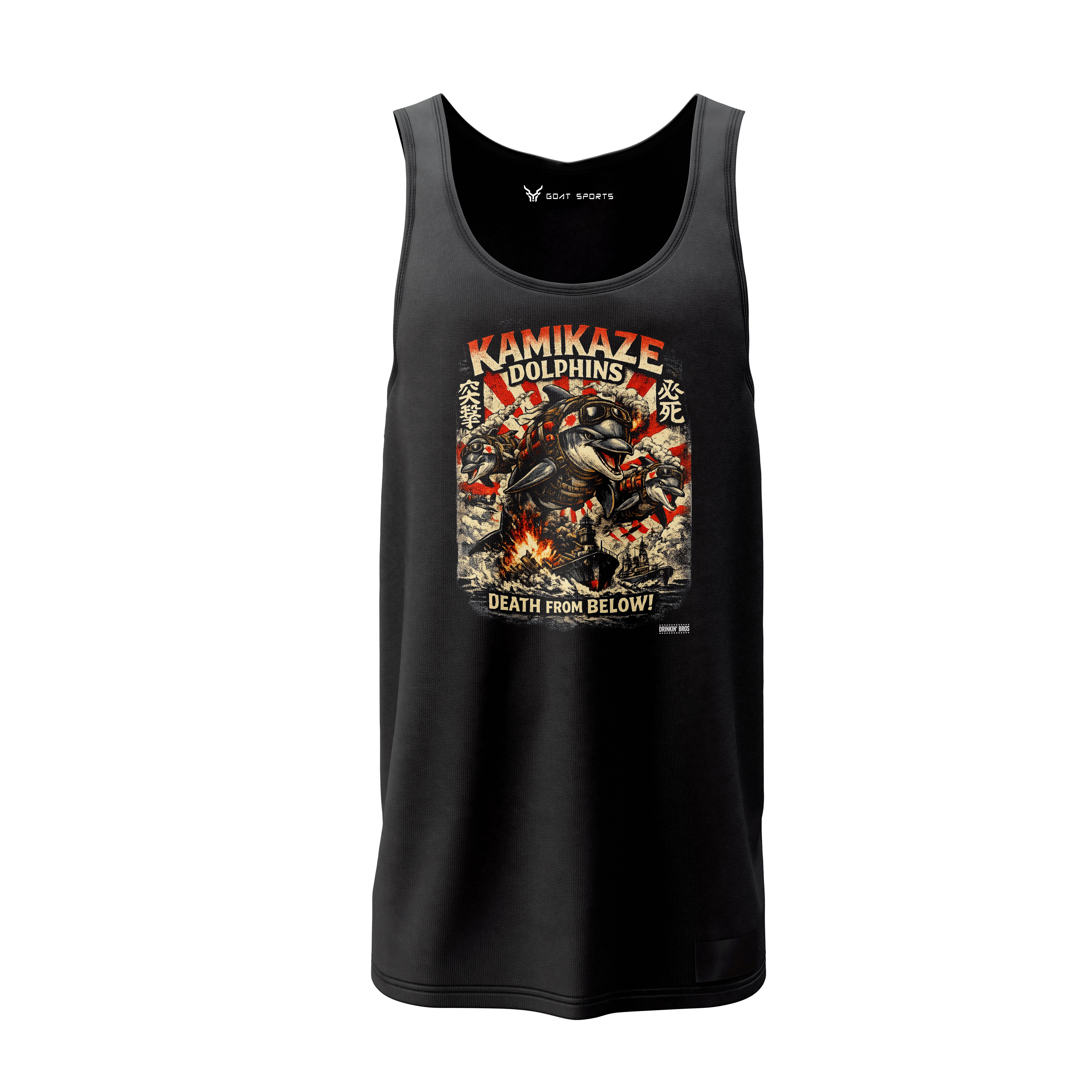 Kamikaze Dolphins | Men's Tank Top