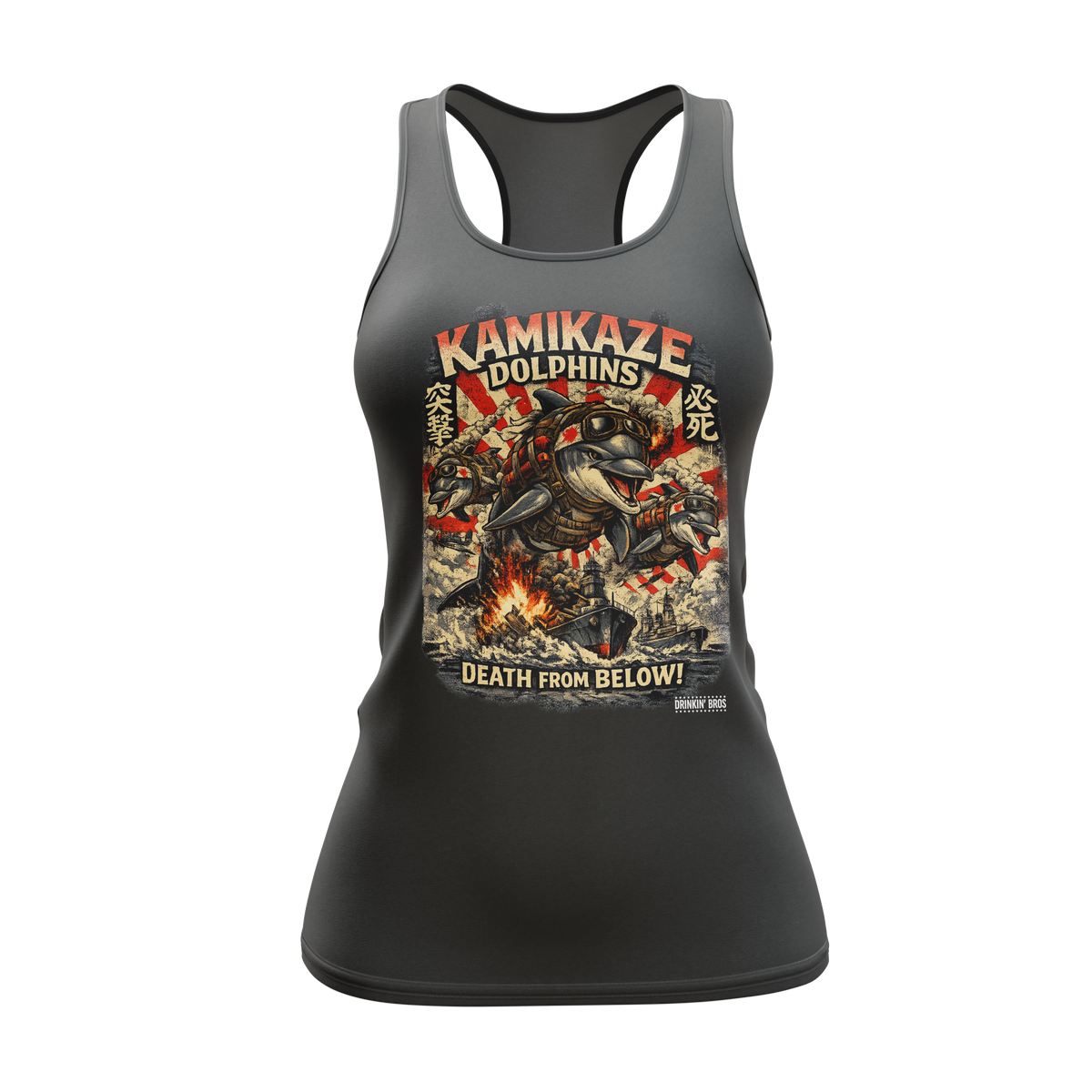 Kamikaze Dolphins | Ladies Tank Top