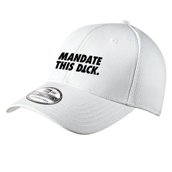 Mandate This Dick Black Print Flex Fit Hat