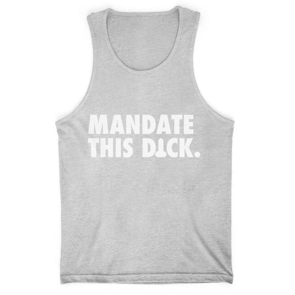 Mandate This Dick White Print Men's Apparel