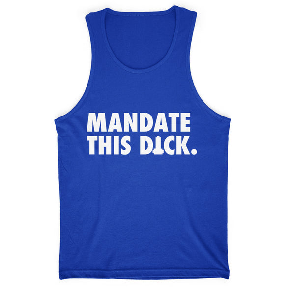 Mandate This Dick White Print Men's Apparel