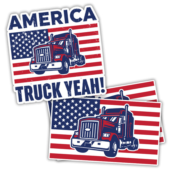 America Truck Yeah UV DTF 3D Sticker Pack