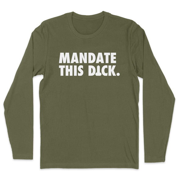 Mandate This Dick White Print Men's Apparel