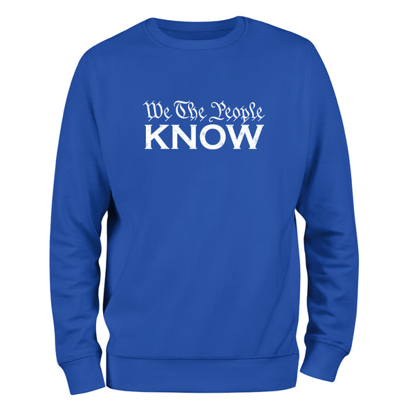 We The People Know Crewneck