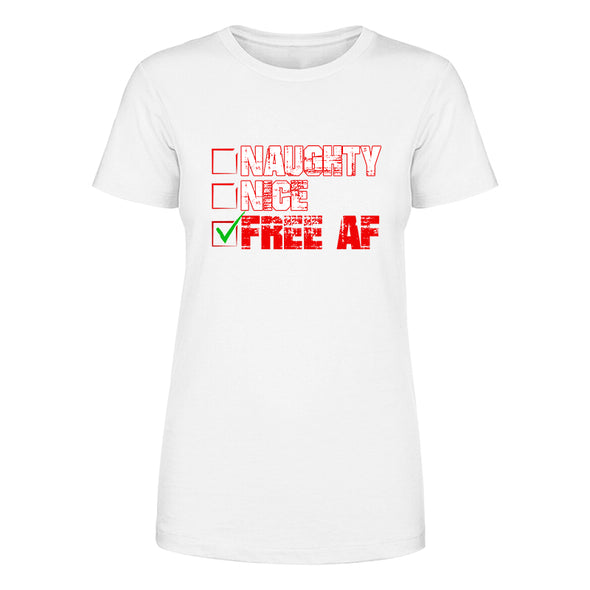 Naughty Nice Free Af Women's Apparel