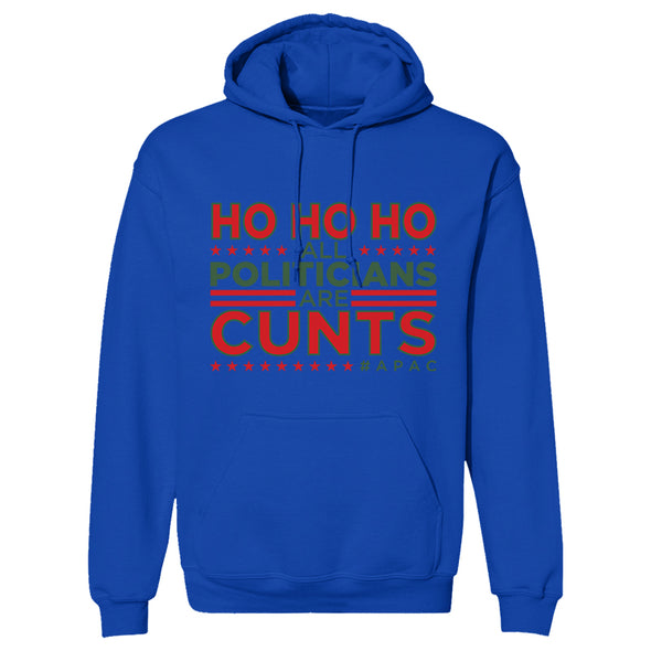 Merry Bright Politicians Are Cunts Hoodie