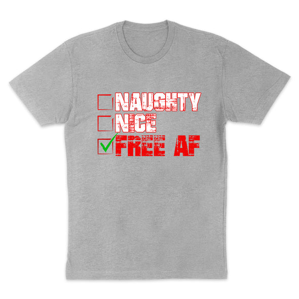 Naughty Nice Free Af Men's Apparel