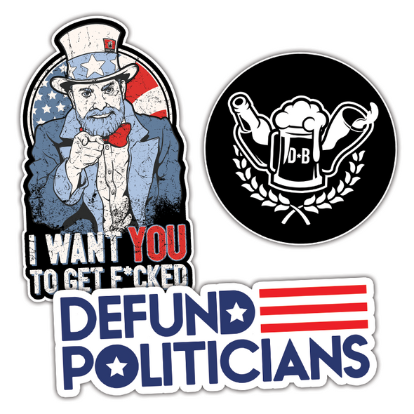 Politicians UV DTF 3D Sticker Pack